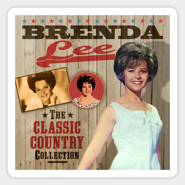 Brenda Lee - The Classic Country Collection Magnet by PLAYDIGITAL2020